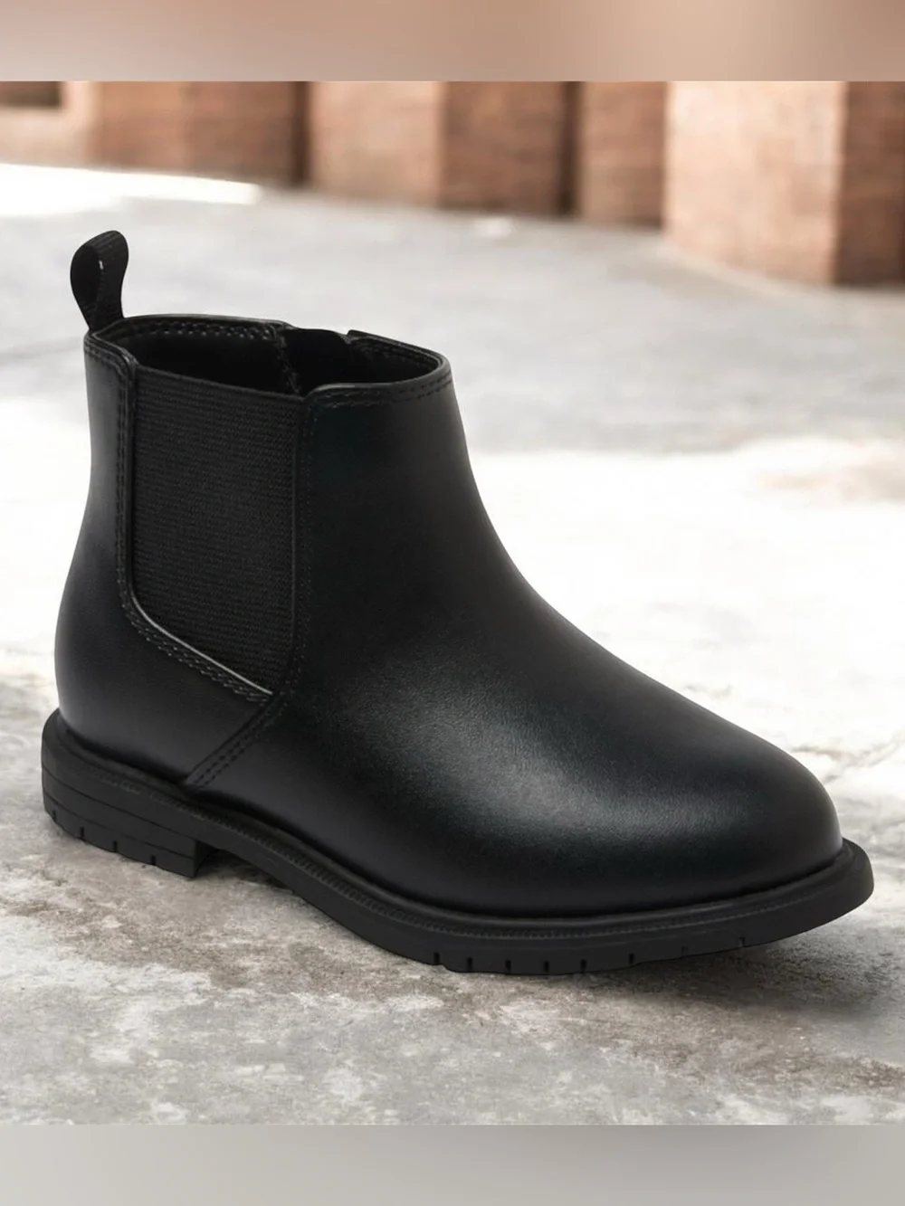Cat & Jack Kids Black Tanner Boots